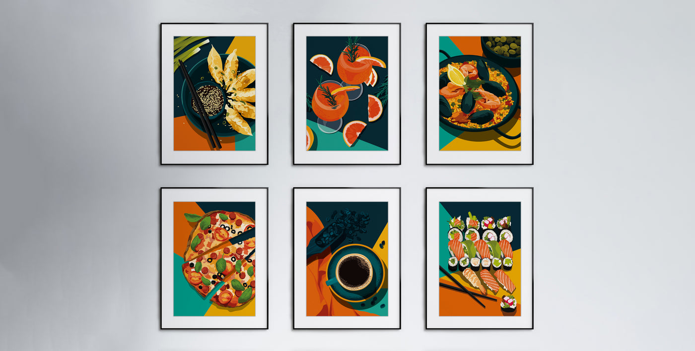 New food & drink prints!