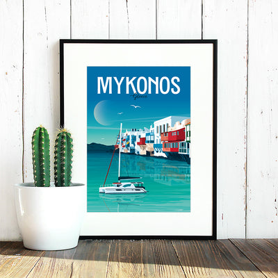 Mykonos Print