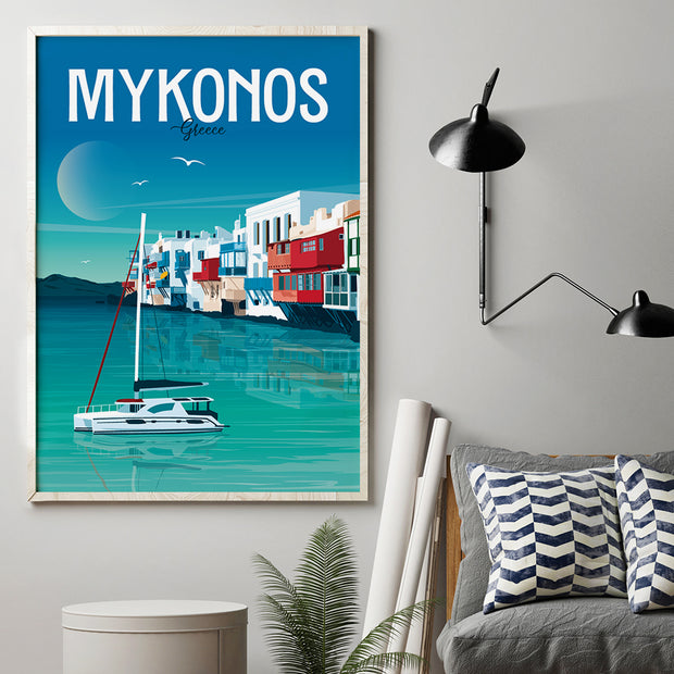 Mykonos Print