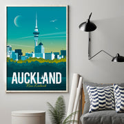 Travel poster of Auckland, New Zealand