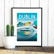 Dublin Travel Poster