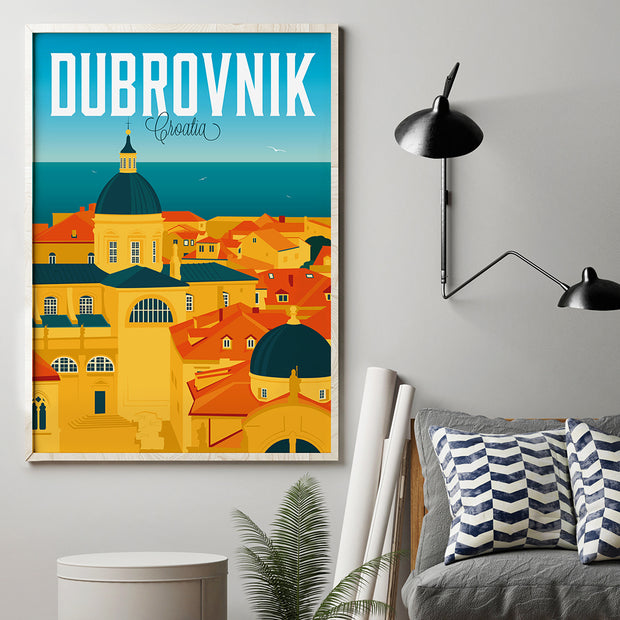 Dubrovnik Travel Poster
