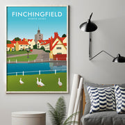 Finchingfield Travel Poster