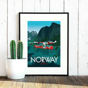 Norway Travel Poster