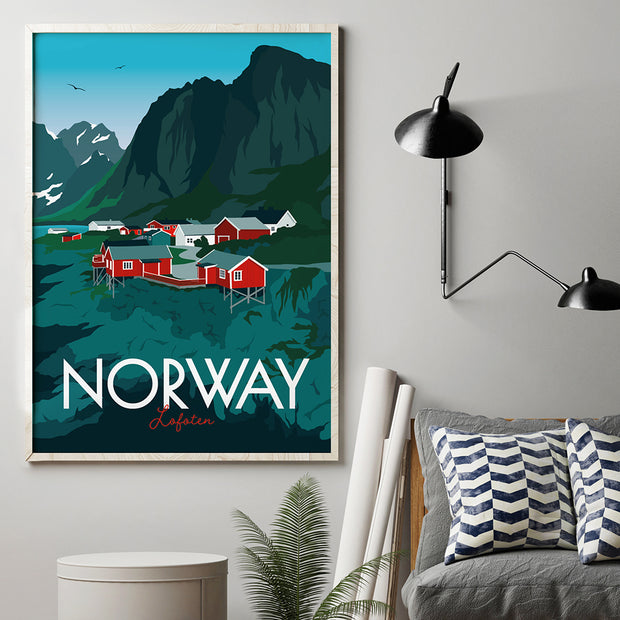 Norway Travel Poster