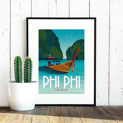 Phi Phi Travel Poster
