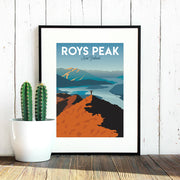 Roys Peak Travel Poster
