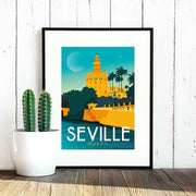 Seville Travel Poster