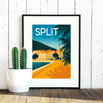 Split Travel Poster