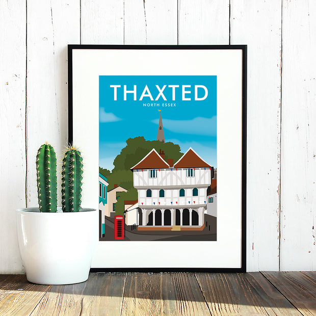 Thaxted Travel Poster