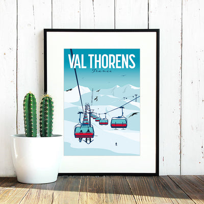 Val Thorens Travel Poster