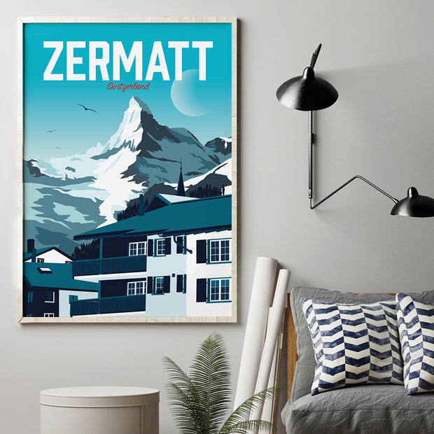 Zermatt Travel Poster