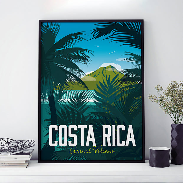 Cost Rica Travel Poster