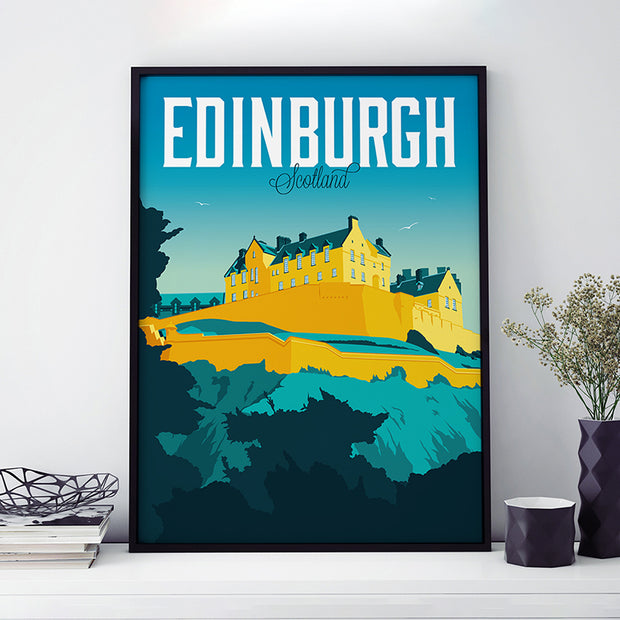 Edinburgh Travel Poster