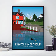 Finchingfield Travel Poster