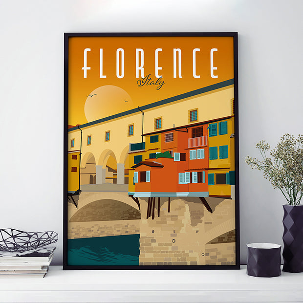 Florence Travel Poster