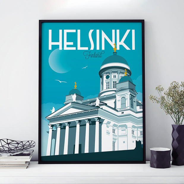 Helsinki Travel Poster