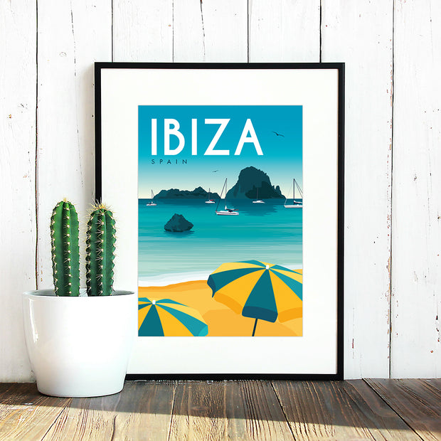 Ibiza Travel Poster