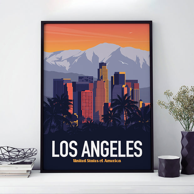 Los Angeles Travel Poster