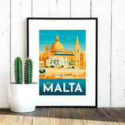 Malta Travel Poster