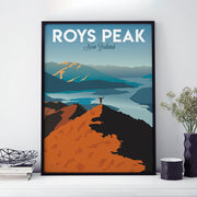 Roys Peak Travel Poster