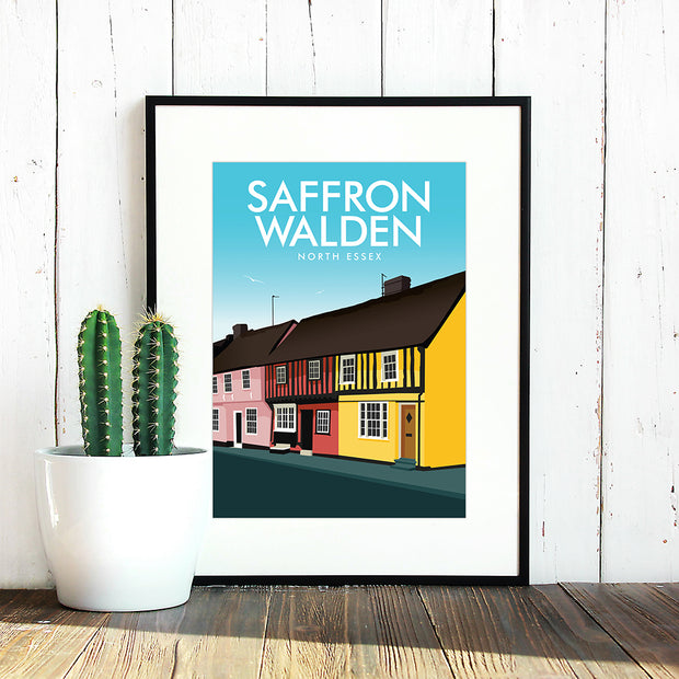 Saffron Walden  Travel Poster