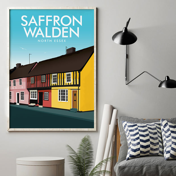 Saffron Walden Travel Poster
