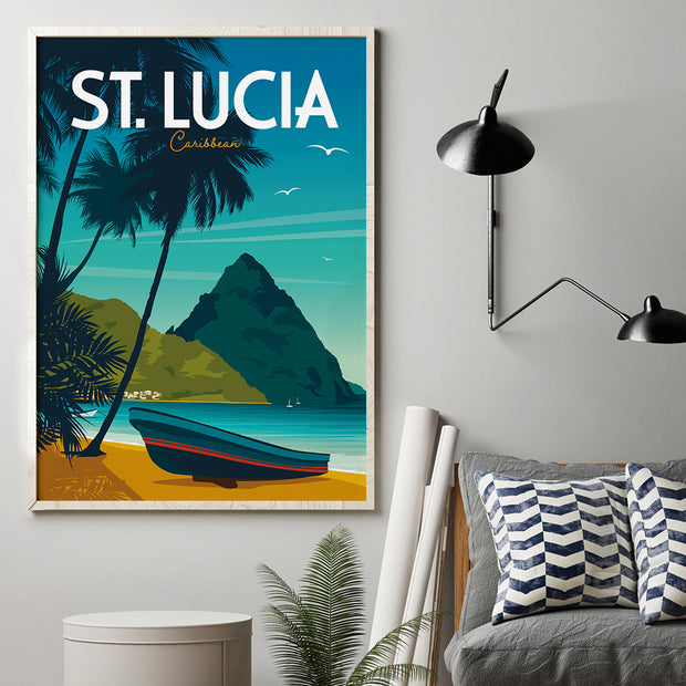 St. Lucia Print