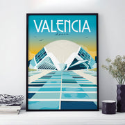 Valencia Travel Poster